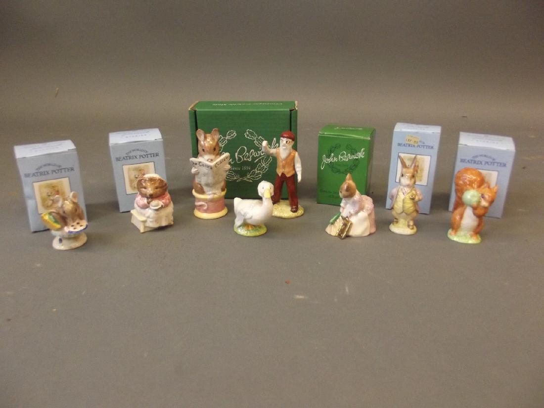 A collection of eight Beswick Royal Doulton Beatrix (1 of 3)