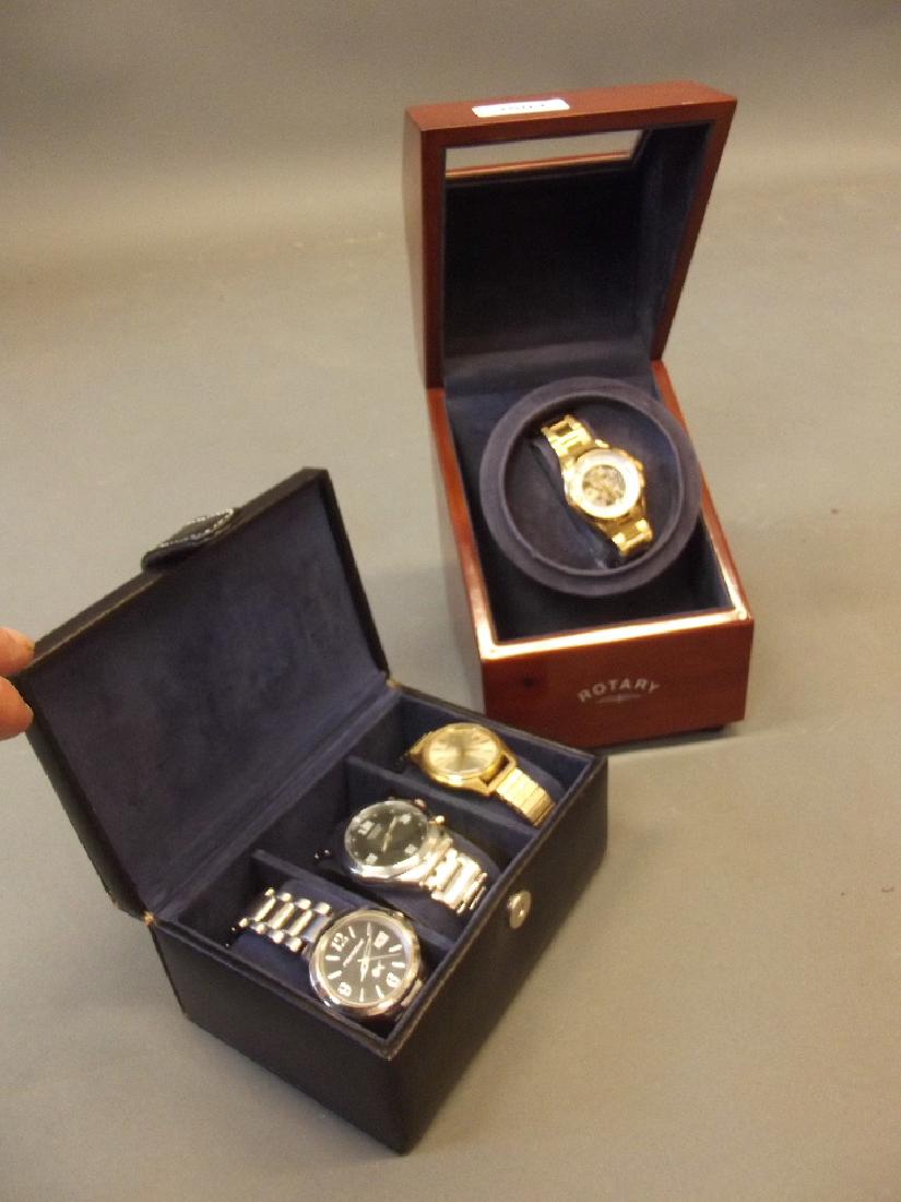 A gentleman's rotary 'Pendule' stainless steel (1 of 4)