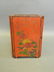 A Chinese red lacquered wood brush pot with incised and - 3