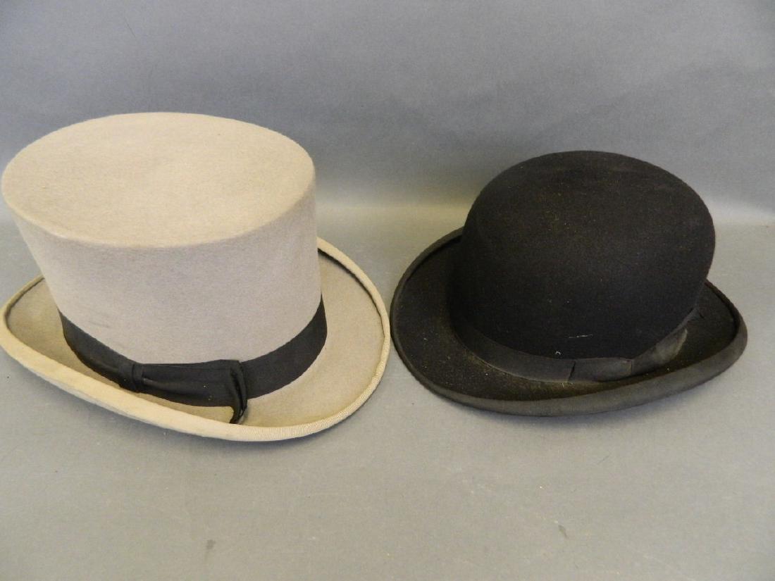 A Dunn & Co. grey top hat, together with a Dunn & Co. (1 of 6)