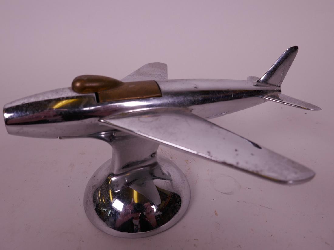 A Dunhill table lighter modelled as a swept wing jet: A Dunhill table lighter modelled as a swept wing jet fighter aircraft, AF