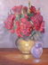 After Dines Carlsen, oil on canvas, still life of a