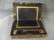 A brass bound mahogany writing slope with leather - 2