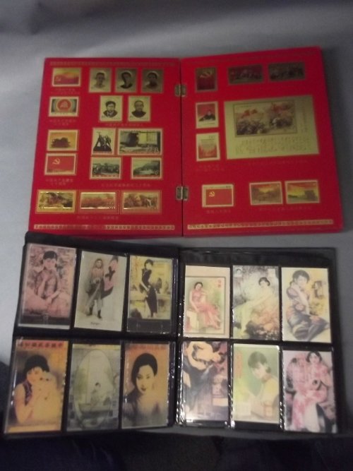 An album of Chinese stamps, and another album: An album of Chinese stamps, and another album