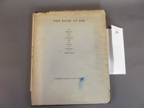 One volume 'The Book of Job' with 22 engravings by: One volume 'The Book of Job' with 22 engravings by William Blake, published by Ernest Bem Ltd, London, with dust cover