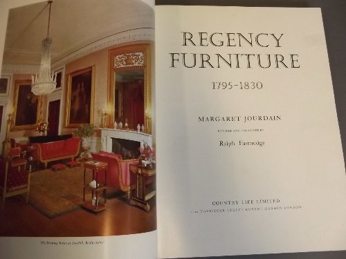 One volume 'Regency Furniture 1795-1830' by Margaret: One volume 'Regency Furniture 1795-1830' by Margaret Jourdain, revised and enlarged by Ralph Fastnedge, Best Bid