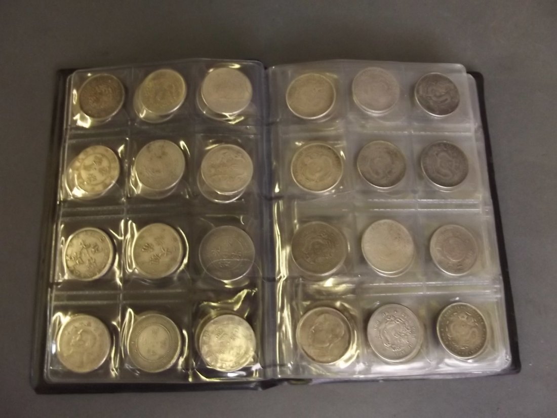 A book containing Chinese style coins: A book containing Chinese style coins