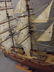 A wood model of a C19th three-masted sailing ship with - 6