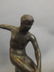 A small bronze figure of a discus thrower, on a - 2