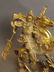A Chinese gilt brass figure of a warrior on horseback, - 2