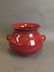 A Chinese sang de boeuf glazed porcelain jar with twin