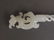 A Chinese carved and pierced white jade hairpin with - 2