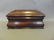 A Regency bombé shaped rosewood twin compartment tea - 2
