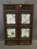 A pair of Chinese porcelain plaques containing four