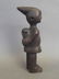 An antique ethnic carved wood figure of a woman - 2