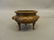 A small Chinese bronze censer with twin kylin mask