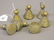 A collection of seven Islamic brass seals