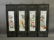 A set of four Chinese porcelain panels with enamel