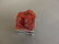A Chinese chicken blood soapstone seal with carved - 2