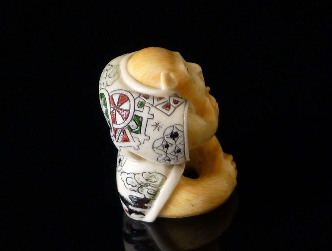 VINTAGE JAPANESE IVORY DECORATION - 2