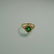 14K YELLOW GOLD NATURAL EMERALD RING