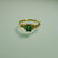 14K YELLOW GOLD NATURAL EMERALD RING
