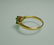 14K YELLOW GOLD NATURAL EMERALD RING - 2
