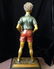 BRONZE BOY WITH BOOK FIGURE - 4