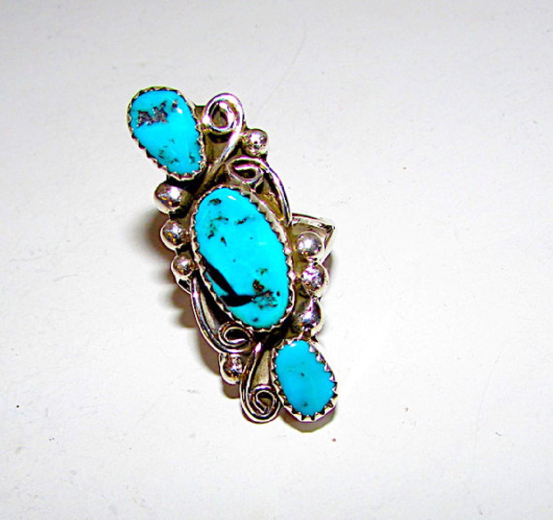 Vintage Native American Navajo Sterling Silver Kingman (1 of 3)