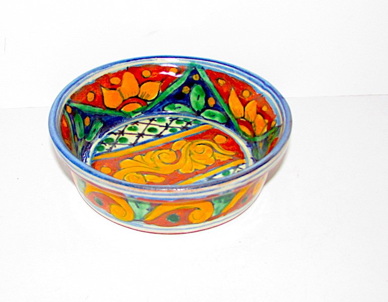 Vintage Mexican Talavera Pottery Bowl (1 of 1)