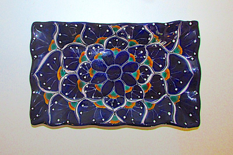 Mexican Talavera Pottery  Decorative Platter (1 of 3)