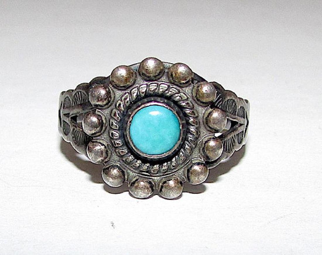 Old Pawn Fred Harvey Era Navajo Sterling Silver (1 of 3)