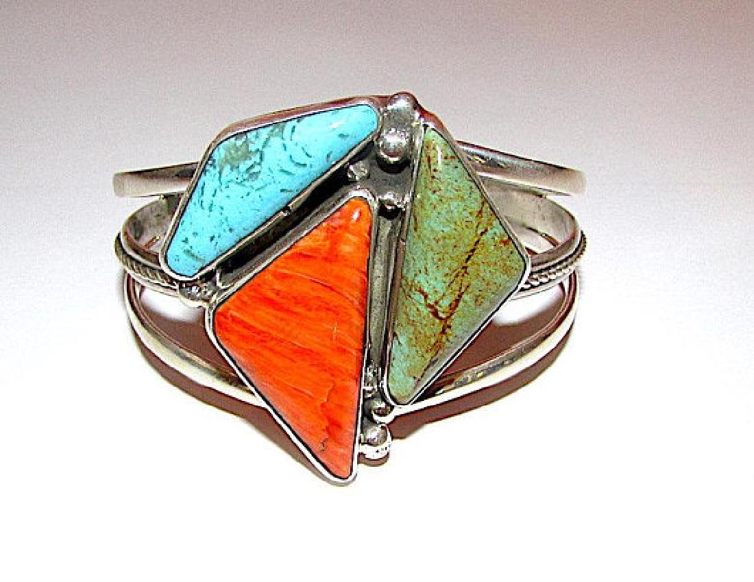 Native American Adam Fierro Turquoise Spiny Oyster (1 of 3)