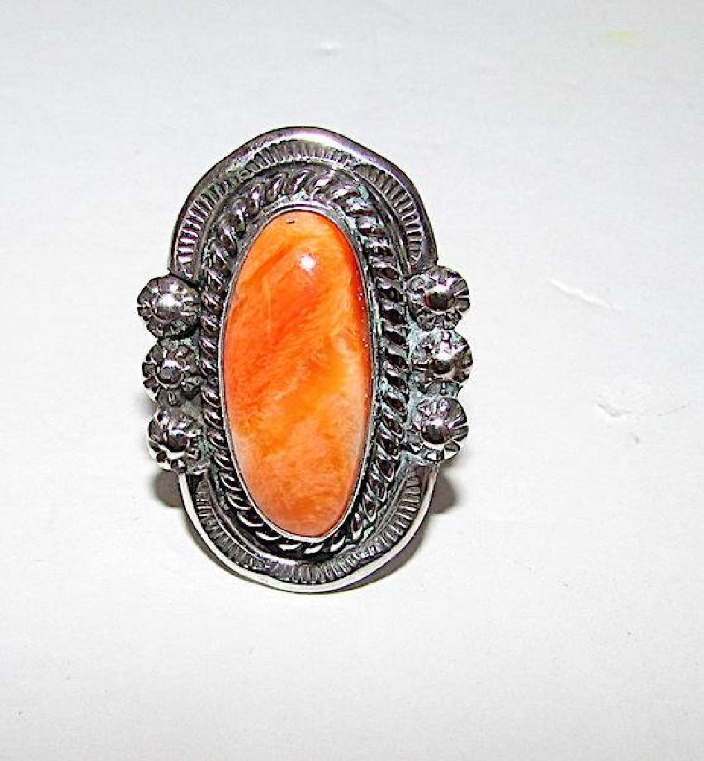 Vintage Native American Navajo Sterling Silver Spiny (1 of 2)