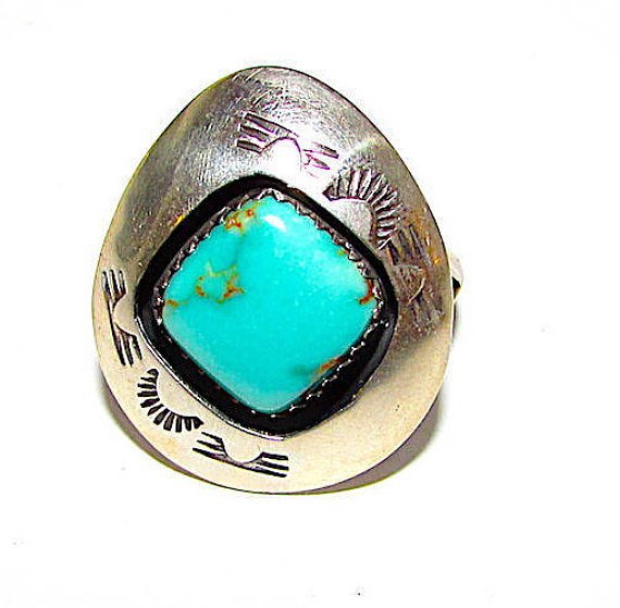 Vintage Native American Navajo Sterling Silver Pilot (1 of 2)