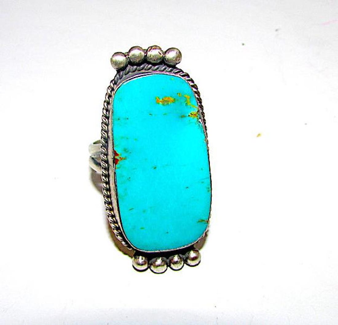 Navajo Selena Warner Sterling Silver Pilot Mountain (1 of 3)