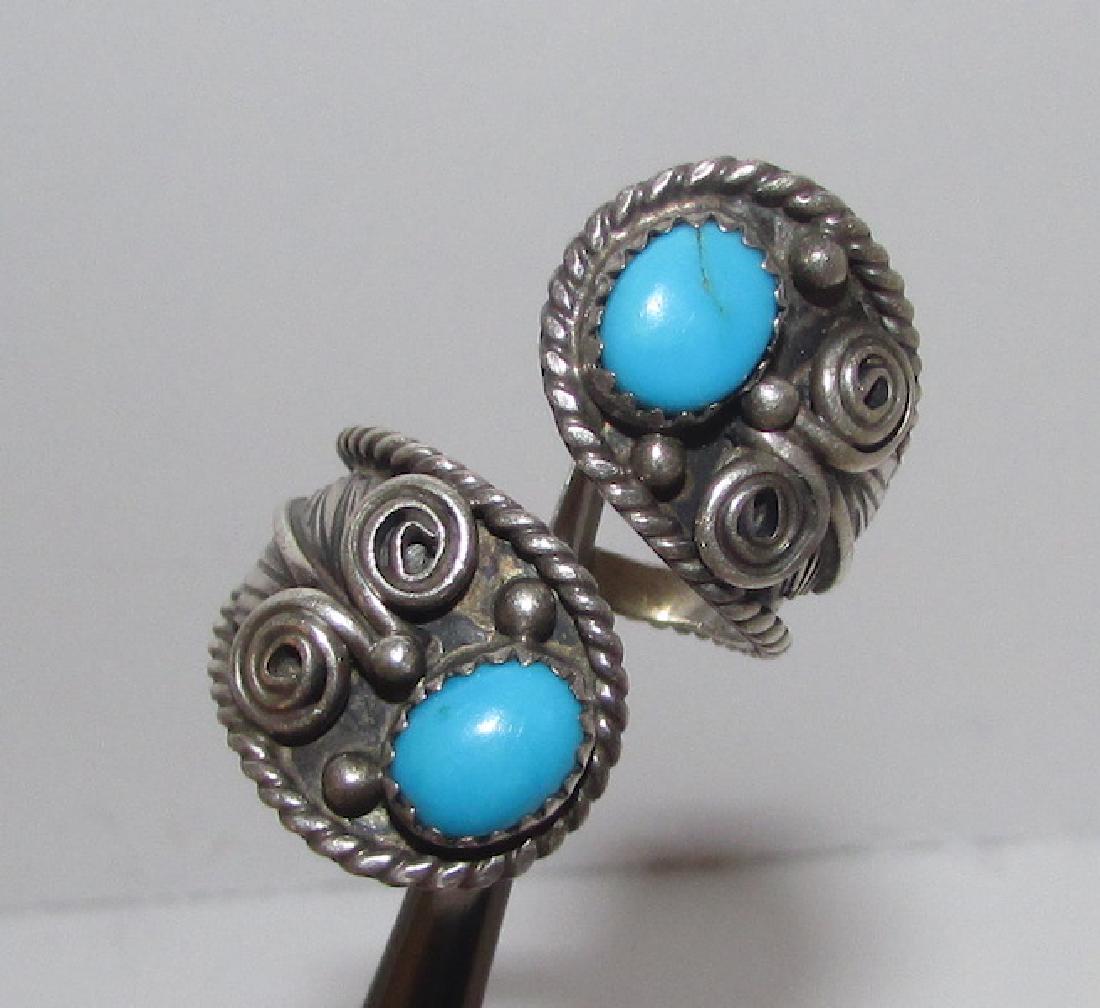 Old Pawn Navajo Sterling Adjustable Ring (1 of 1)