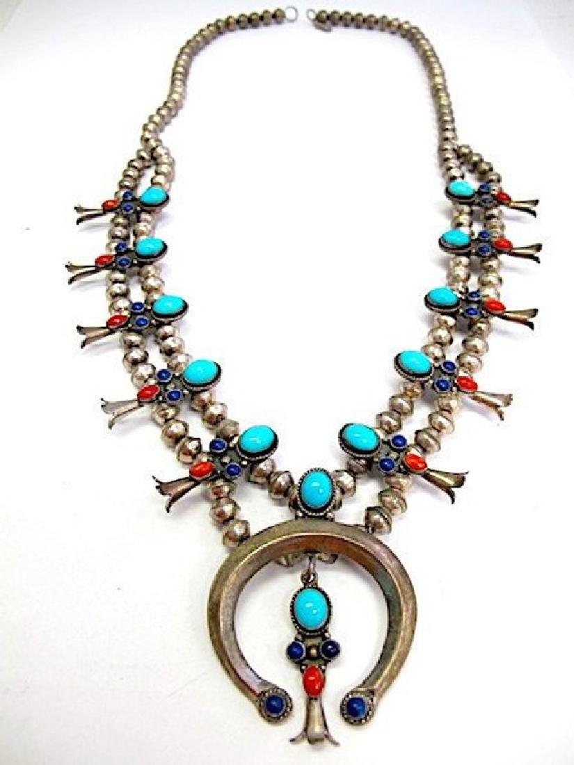 Old Pawn Navajo Sterling Silver Sleeping Beauty (1 of 3)