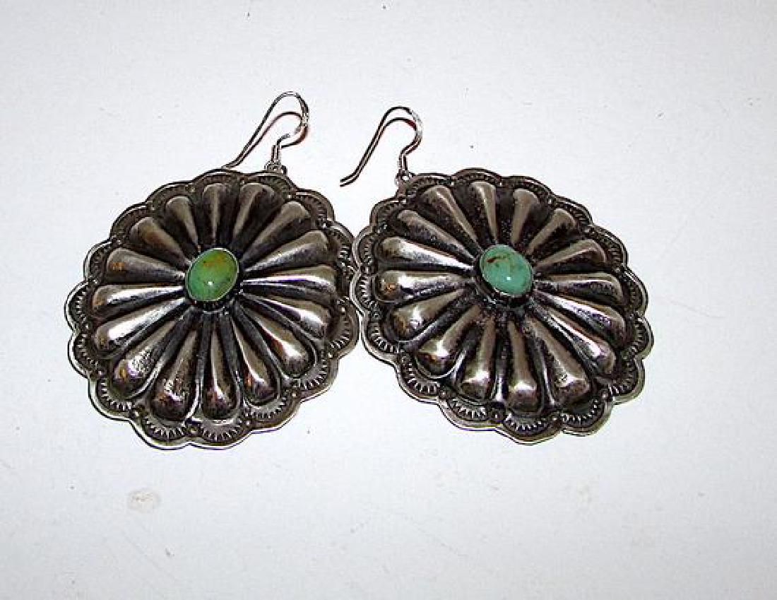 Navajo Rita Lee Sterling Silver Green Carico Lake (1 of 3)