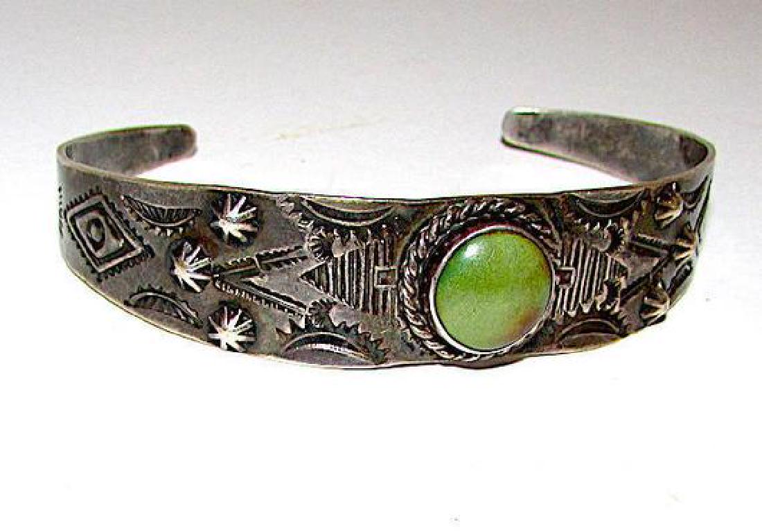 Old Pawn Native American Navajo Sterling Silver (1 of 2)