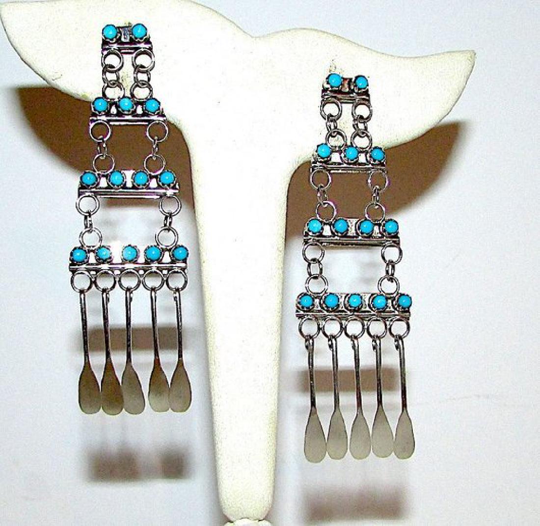 Zuni Sterling Silver Sleeping Beauty Mine Turquoise (1 of 3)