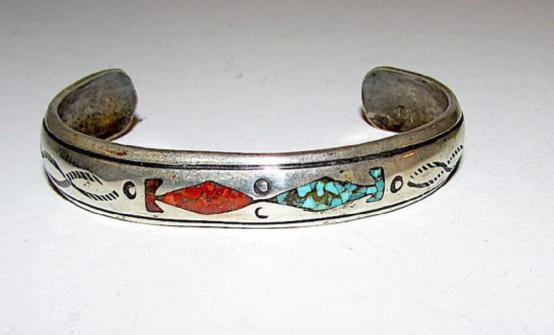 Vintage Native American Navajo Old Pawn Sterling Silver (1 of 2)