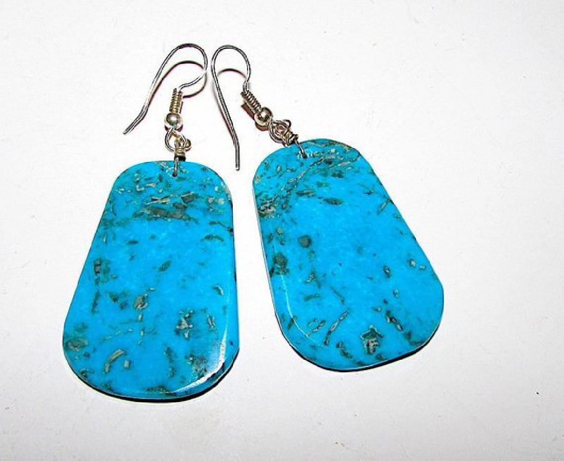 Lupe Lovato Earrings Santo Domingo Sterling Kingman (1 of 3)