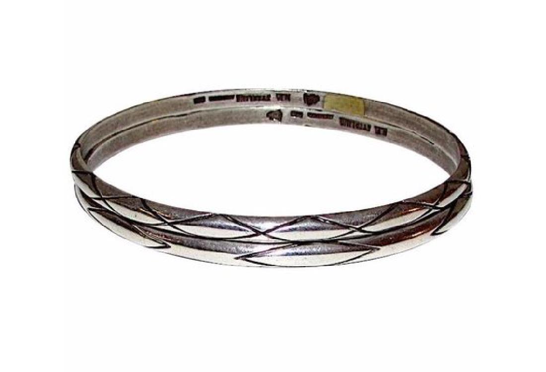 Taxco Eagle Mark Mexican Sterling Silver 925 Bangle (1 of 3)