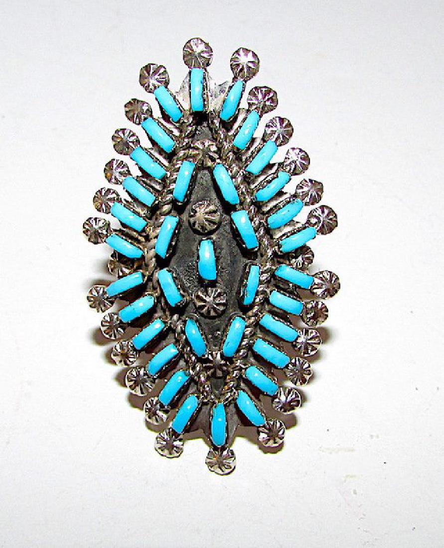 Vintage Zuni Sterling Silver Sleeping Beauty Mine (1 of 3)