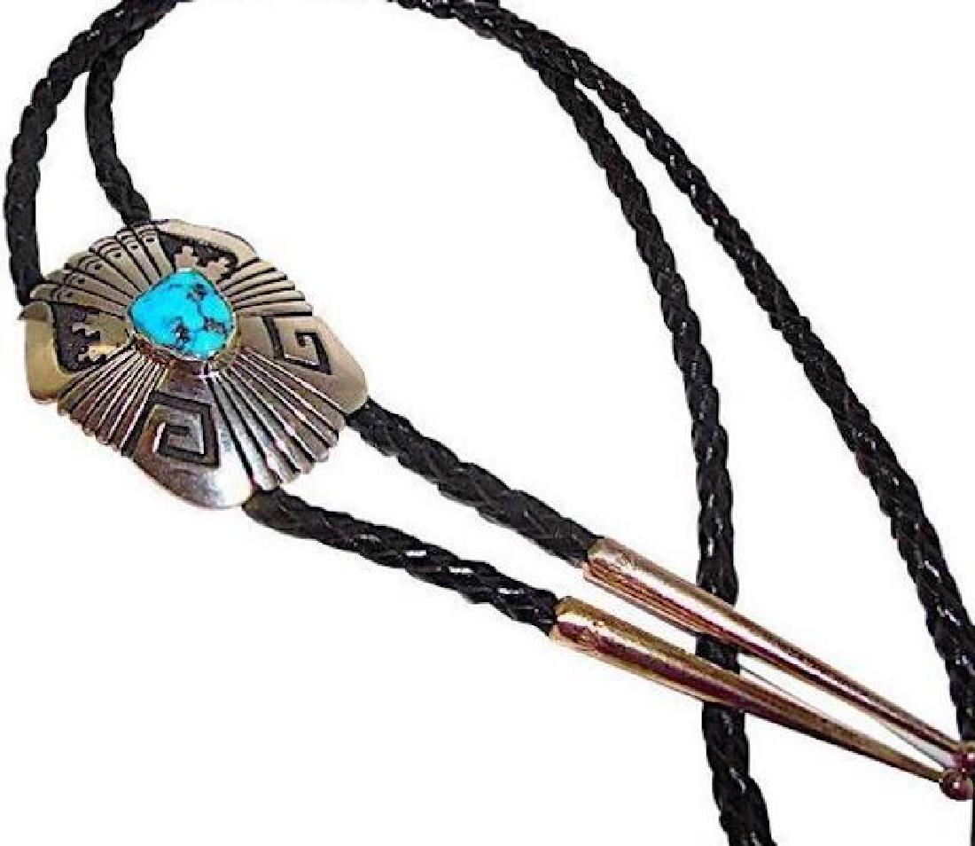 Navajo Tommy Thomas Singer Sterling Silver Kingman (1 of 3)