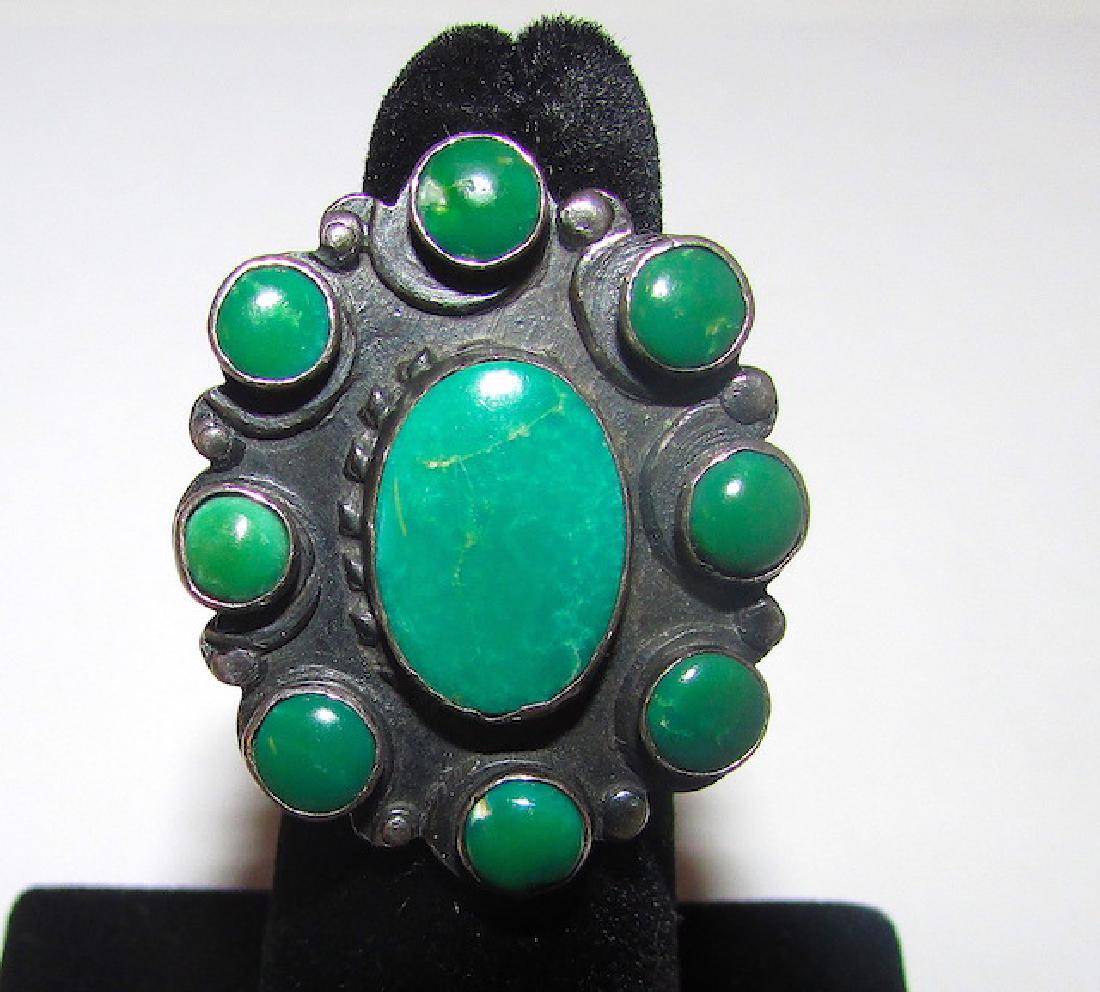 Old Pawn Navajo Ring Sz. 4 (1 of 3)