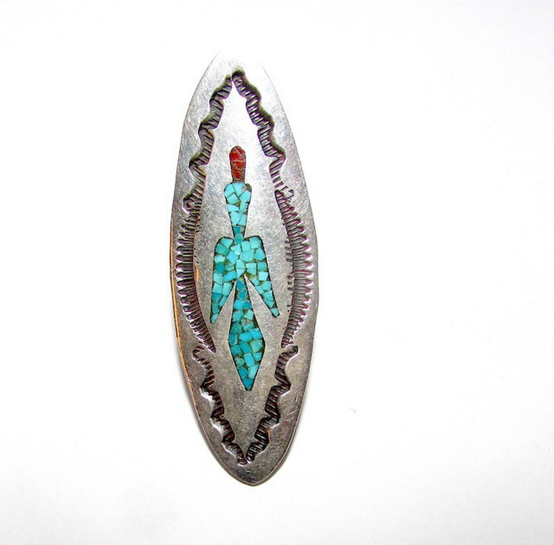 Early Tommy Singer Navajo Ring Sz. 4.5 Peyote Bird (1 of 3)