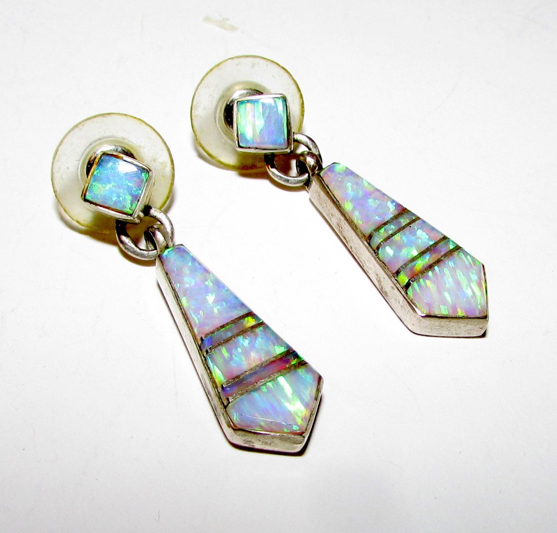 Vintage Navajo Opal Earrings (1 of 3)
