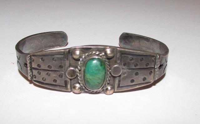Old Pawn Zuni Fred Harvey Era Bracelet (1 of 3)